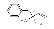 2-Methyl-2-(phenylsulfanyl)propanal structure