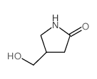 4-(羟甲基)吡咯烷-2-酮结构式