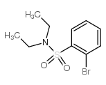 2-溴-N,N-二乙基苯磺酰胺结构式