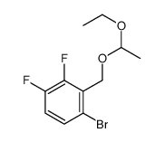 1-bromo-2-(1-ethoxyethoxymethyl)-3,4-difluorobenzene Structure