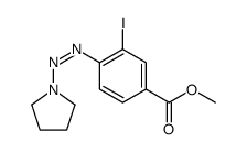 methyl 3-iodo-4-(pyrrolidin-1-yldiazenyl)benzoate Structure