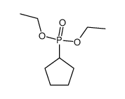 O,O-diethyl cyclopentylphosphonate结构式