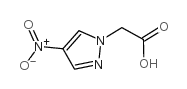 (4-硝基-1H-吡唑-1-基)乙酸结构式