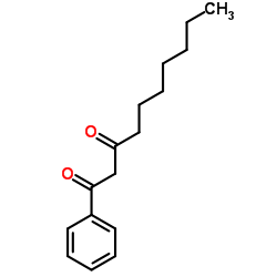 1-苯基癸-1,3-二酮结构式