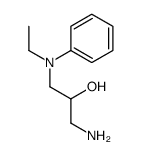 1-amino-3-(N-ethylanilino)propan-2-ol Structure