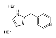 4-(1H-咪唑-4-甲基)-吡啶二溴酸盐结构式
