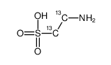 牛磺酸-13C2结构式