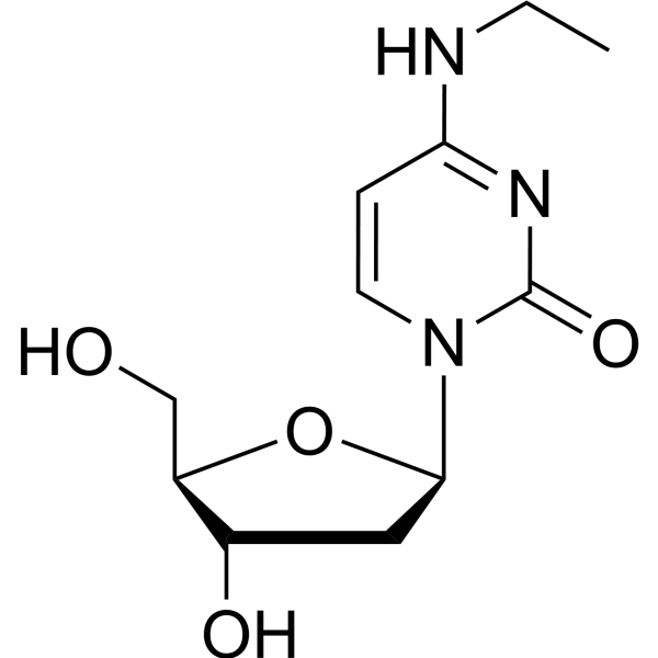 N4-ETHYL-2'-DEOXYCYTIDINE结构式