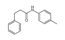 N-(4-methylphenyl)-3-phenylpropanamide结构式