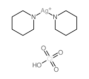 Silver(1+), bis(pyridine)-, perchlorate Structure