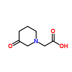 (3-Oxo-1-piperidinyl)acetic acid结构式