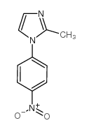2-甲基-1-(4-硝基苯基)-1H-咪唑结构式