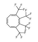 1,2,3,8-Tetrakis(trifluoromethyl)cyclo-octatetraene结构式