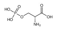 O-磷酸-D-丝氨酸结构式