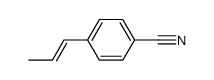 (E)-4-(prop-1-en-1-yl)benzonitrile结构式