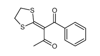 2-(1,3-dithiolan-2-ylidene)-1-phenyl-1,3-butanedione结构式