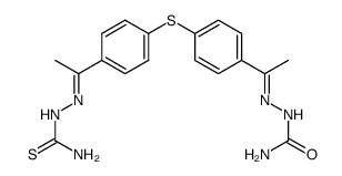 2-(1-(4-((4-(1-(2-carbamothioylhydrazono)ethyl)phenyl)thio)phenyl)ethylidene)hydrazine-1-carboxamide结构式