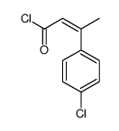 3-(4-chlorophenyl)but-2-enoyl chloride Structure
