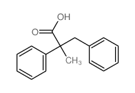 2-methyl-2,3-diphenyl-propanoic acid Structure
