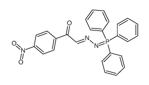 (4-nitro-phenyl)-glyoxal-2-(triphenylphosphoranylidene-hydrazone) Structure