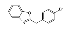 2-[(4-bromophenyl)methyl]benzooxazole结构式