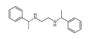 (+)-N,N'-Bis<(R)-1-phenylethyl>-1,2-ethylendiamin Structure