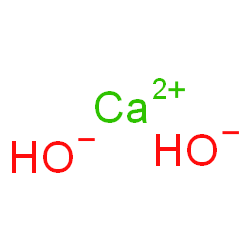 calcium dihydroxide Structure