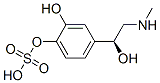 2-hydroxy-4-[(1S)-1-hydroxy-2-methylamino-ethyl]-1-sulfooxy-benzene Structure