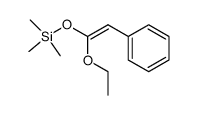 trimethylsilyl ketene acetal of ethyl phenylacetate Structure
