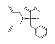 N,N-bis-allyl-L-phenylalanine methyl ester结构式