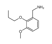 1-(3-Methoxy-2-propoxyphenyl)methanamine结构式