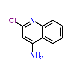 4-氨基-2-氯喹啉结构式