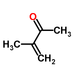 3-甲基-3-丁烯-2-酮结构式