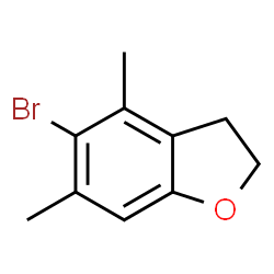 Benzofuran, 5-bromo-2,3-dihydro-4,6-dimethyl- (9CI)结构式