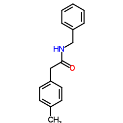 N-Benzyl-2-(4-methylphenyl)acetamide结构式
