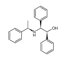 (5S,4S,3'R)-N-(1-phenylethyl)-1,2-diphenyl-2-aminoethanol结构式