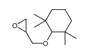 2-[(2,2,6,6-tetramethylcyclohexyl)oxymethyl]oxirane Structure