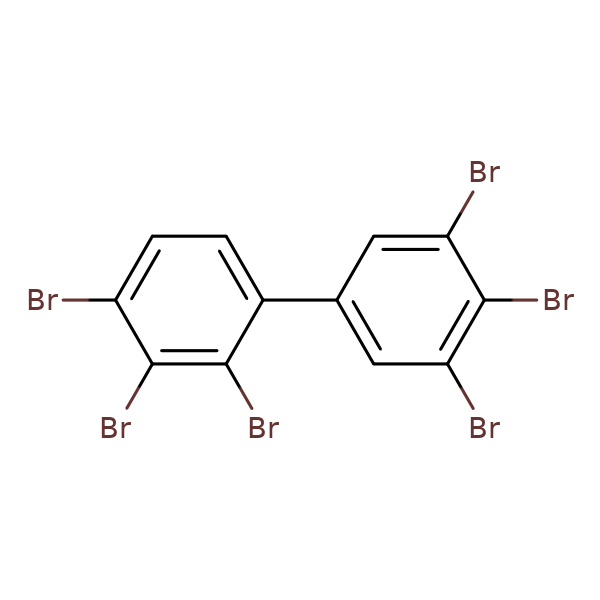 2,3,3',4,4',5'-Hexabromobiphenyl Structure