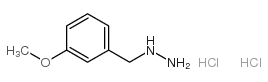 3-Methoxybenzylhydrazine dihydrochloride Structure