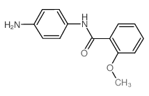 N-(4-氨基苯基)-2-甲氧基苯甲酰胺结构式