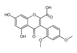 3-(2,4-dimethoxy-phenyl)-5,7-dihydroxy-4-oxo-4H-chromene-2-carboxylic acid Structure