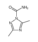 3,5-dimethyl-[1,2,4]triazole-1-carboxylic acid amide Structure