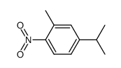 4-isopropyl-2-methyl-1-nitro-benzene Structure