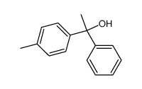 1-(4-methylphenyl)-1-phenyl-ethanol结构式