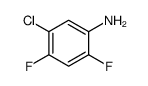 5-氯-2,4-二氟苯胺结构式