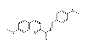 N,N'-bis[[4-(dimethylamino)phenyl]methylidene]ethanedithioamide结构式