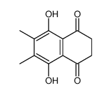 5,8-dihydroxy-6,7-dimethyl-2,3-dihydronaphthalene-1,4-dione Structure
