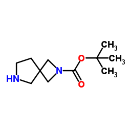 tert-Butyl-2,6-diazaspiro[3.4]octan-2-carboxylat Structure