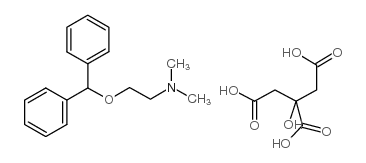 苯海拉明柠檬酸盐结构式
