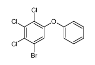 1-bromo-2,3,4-trichloro-5-phenoxybenzene Structure